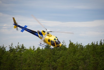 Schenkenturm: Flughelferausbildung mit mehreren Hubschraubern