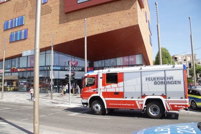 Boeblingen: Defektes Kuehlagregat sorgt fuer Evakuierung vom Mercaden