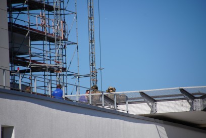 Ludwigsburg: Militaerhubschrauber landet mehrmals am Klinikum aufgrund einer Uebung