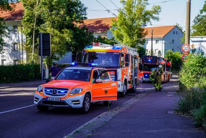 Esslingen: Brand auf Balkon