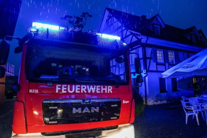 Deizisau: Wasser dringt in Gaststaette ein