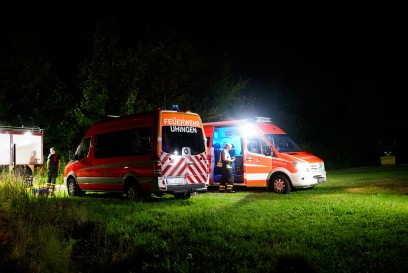 Rechberghausen: Waldbrand loest Grosseinsatz aus