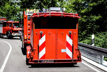 Gutenberg:Motorradunfall auf der B465 vermutlich wegen ueberhoehter Geschwindigkeit