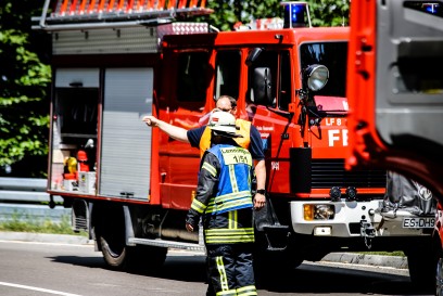 Gutenberg:Motorradunfall auf der B465 vermutlich wegen ueberhoehter Geschwindigkeit