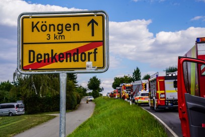 Denkendorf: Von der Fahrbahn abgekommen