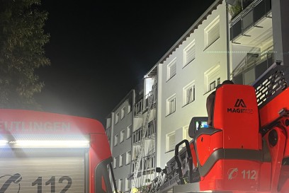 Reutlingen Sondelfingen Wohnungsvollbrand einer Dachgeschosswohnung
