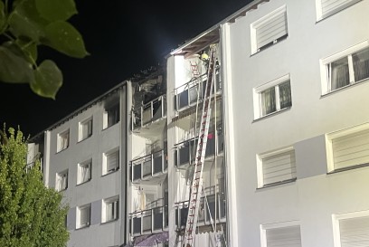 Reutlingen Sondelfingen Wohnungsvollbrand einer Dachgeschosswohnung