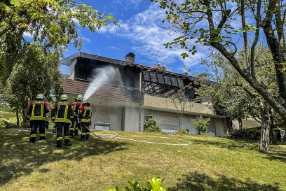 Weil der Stadt: Hund stirbt bei Dachstuhlbrand