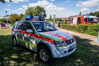 Aichwald: Brand auf Flachdach der Grundschule