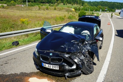 Muehlhausen: Schwerer Unfall auf dem Autobahnzubringer