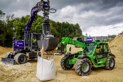 Boehmenkirch: Landesverbandsweite Uebung der Fachgruppen Raeumen des THW