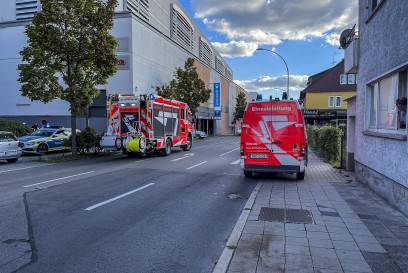 Sindelfingen: Feuerwerkskoerper sorgt fuer Feuerwehreinsatz im Parkhaus vom Einkaufscenter