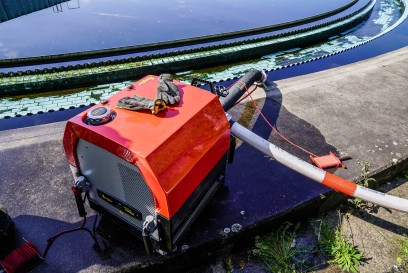 Wendlingen: Siebmaschine in Brand geraten