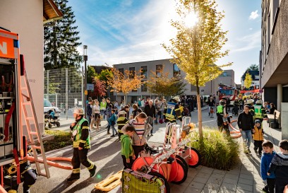 Neuhausen a.d. Fildern: Jahreshauptuebung der Feuerwehr im Seniorenzentrum