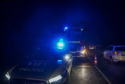 Herrenberg: LKW umgekippt - laengere Sperrung erwartet