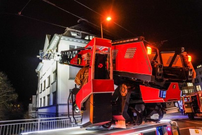 Esslingen: Brand in einem Fabrikgebaeude in der Weststadt