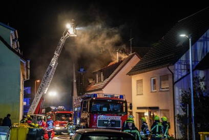 Urbach: Brand eines Einfamilienhauses