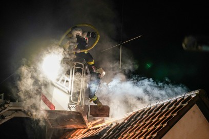 Urbach: Brand eines Einfamilienhauses