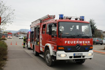 Dettingen: Brand einer Tiefenbohrmaschine in einer Produktionshalle