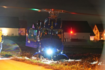 Eschbach: Rettungshubschrauber im Einsatz