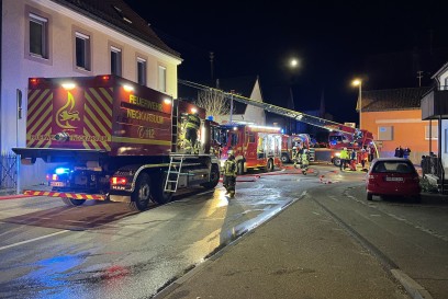 Neuenstadt: Grossbrand auf Landwirtschaftlichemanwesen 4 Tote Pferde