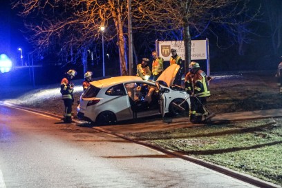 Herrenberg-Haslach: Drei Verletzte nach Frontalzusammenstoss