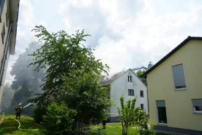 Kirchheim unter Teck: Brand eines Wohnhauses