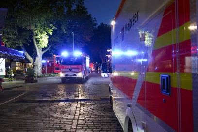Sindelfingen: Brand in einem Kellerraum eines Wohngebaeude in der Altstadt fordert die Feuerwehr