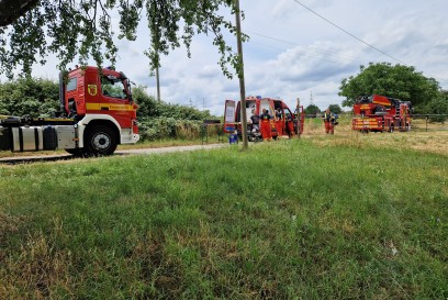 Leonberg-Hoefingen: Person kollabiert nach Schuppenbrand