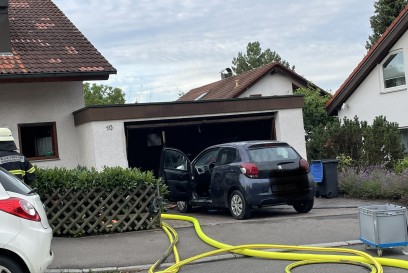 Sindelfingen : Brand in einer Garage