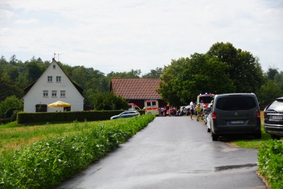 Unterensingen: Blitzeinschlag bei Gaststaette fordert mehrere verletzte- Rettungshubschrauber im Einsatz