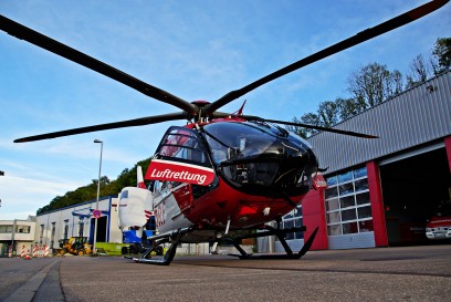 Ebersbach: Rettungshubschrauber landet bei der Freiwilligen Feuerwehr 
