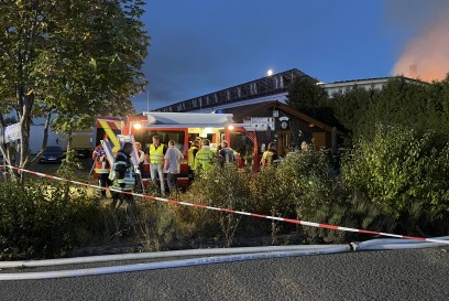 Horb: Grossbrand einer Firma - Millionenschaden 