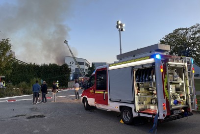 Horb: Grossbrand einer Firma - Millionenschaden 