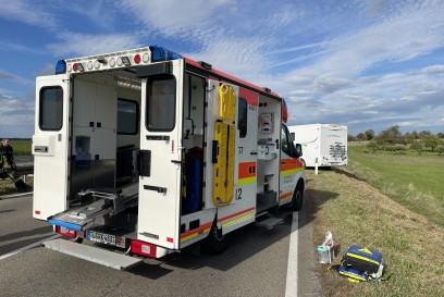 Bondorf: Unfall auf L1184 zwischen Wohnmobil und PKW 