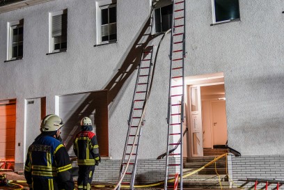 Korb: Kuechenbrand in Mehrfamilienhaus
