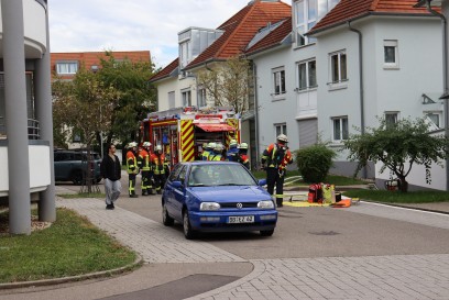 Herrenberg: Vermeintlicher PKW Brand in Tiefgarage 