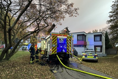 Kirchheim u. Teck: Zimmer in Vollbrand in Stiftung Tragwerk - 2 verletzte 