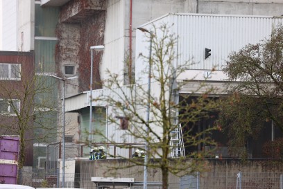 Goeppingen: Brand im Muellheizkraftwerk 