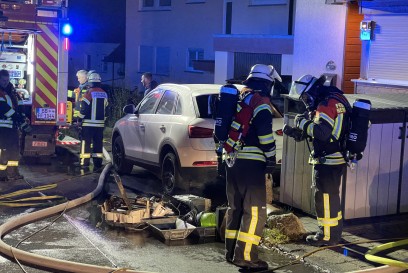 Herrenberg-Kuppingen: Kuechenbrand 