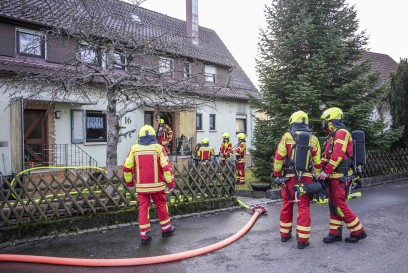 Ehningen: Doppelhaushaelfte nach Kuechenbrand nicht mehr bewohnbar