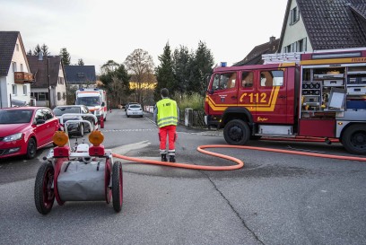 Ehningen: Doppelhaushaelfte nach Kuechenbrand nicht mehr bewohnbar