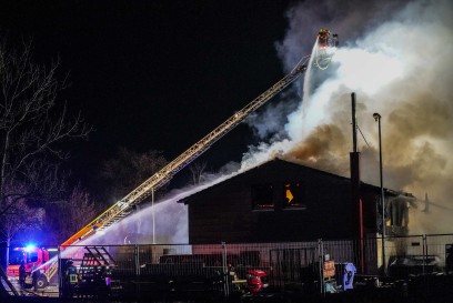 Riederich: Zimmerei im Vollbrand - Bundesstrasse zeitweise gesperrt