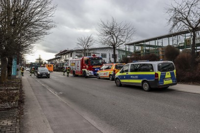 Herrenberg: Inhalt einer Muellpresse faengt Feuer