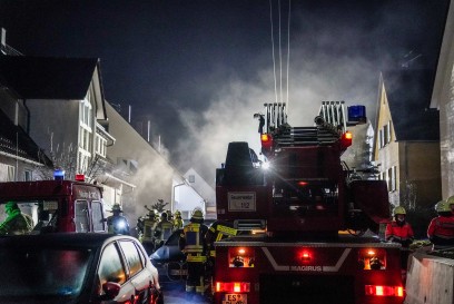 Reichenbach a.d. Fils: Kellerbrand in Mehrfamilienhaus