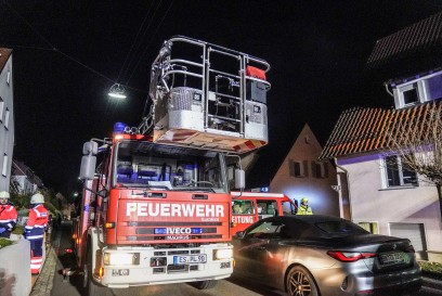 Reichenbach a.d. Fils: Kellerbrand in Mehrfamilienhaus