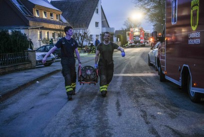 Sindelfingen-Darmsheim: Elektrogeraet brenn auf ueberdachtem Balkon