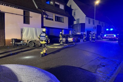 Vaihingen a.d. Enz : Gebaeudebrand 1 Person verletzt 