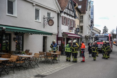 Sindelfingen: Schmorbrand in einem Sicherungskasten in einem Gebaeude auf dem Wettbachplatz