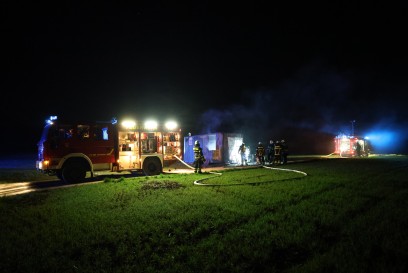 Schlat: Brand eines Lagercontainers zwischen Schlat und Ursenwang